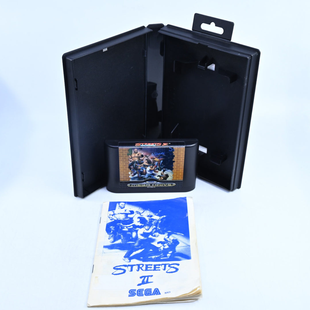 Streets of Rage II - Sega Mega Drive Game + Manual - PAL - FREE POST!