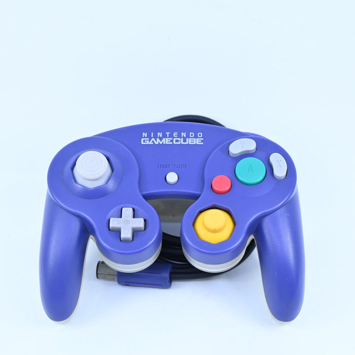 Official Indigo Purple / Clear Gamecube Controller - Nintendo Gamecube Accessory