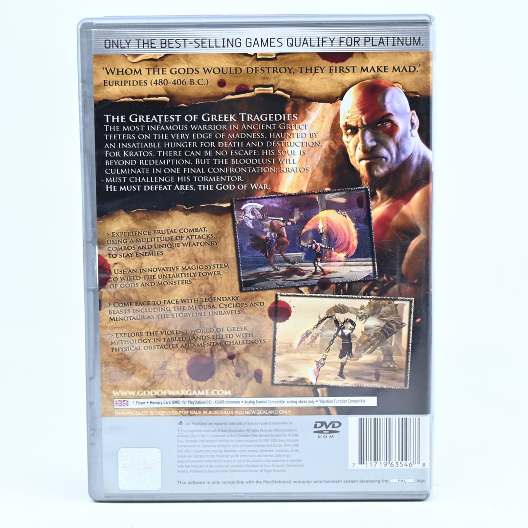 God of War - Sony Playstation 2 / PS2 Game - PAL - FREE POST!
