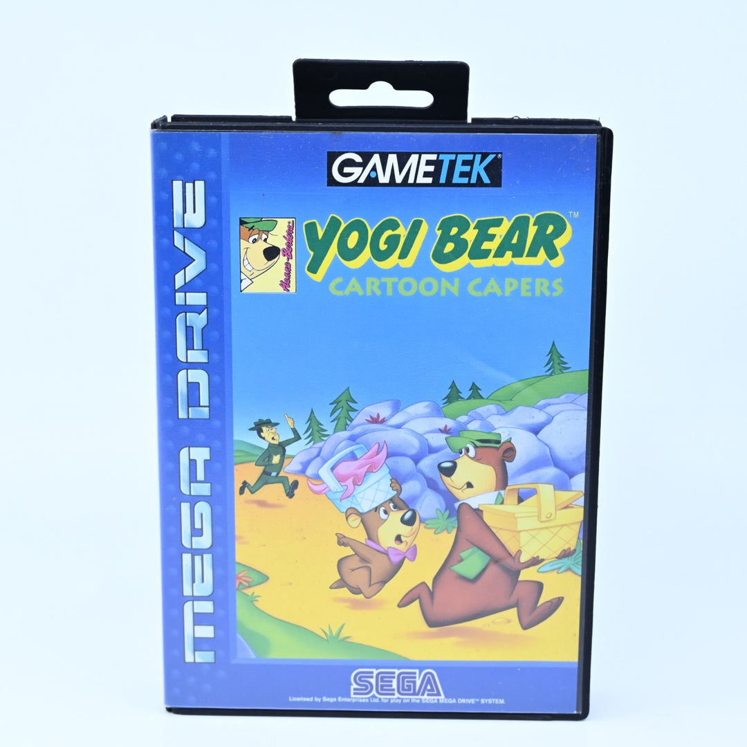 Yogi Bear Cartoon Capers - Sega Mega Drive Game + Manual - PAL - FREE POST!