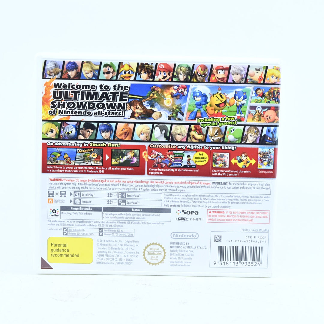 Super Smash Bros. for Nintendo 3DS - Nintendo 3DS Game - PAL - FREE POST