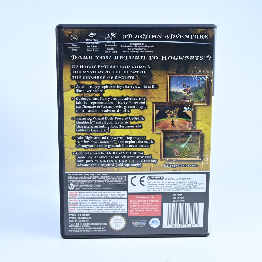Harry Potter and the Chamber of Secrets - Nintendo Gamecube Game + Manual - PAL