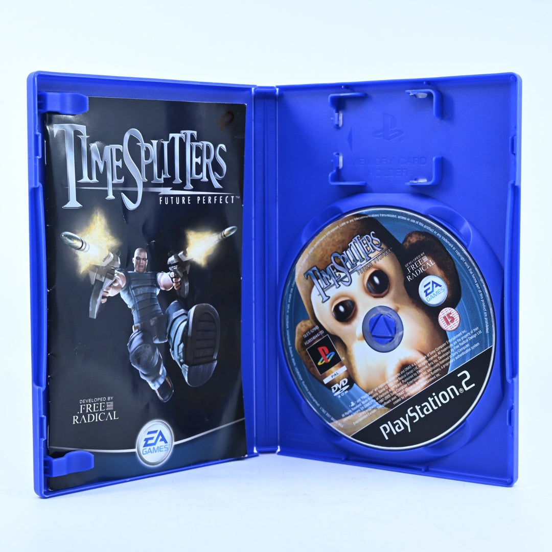 TimeSplitters Future Perfect - Sony Playstation 2 / PS2 Game + Manual - PAL