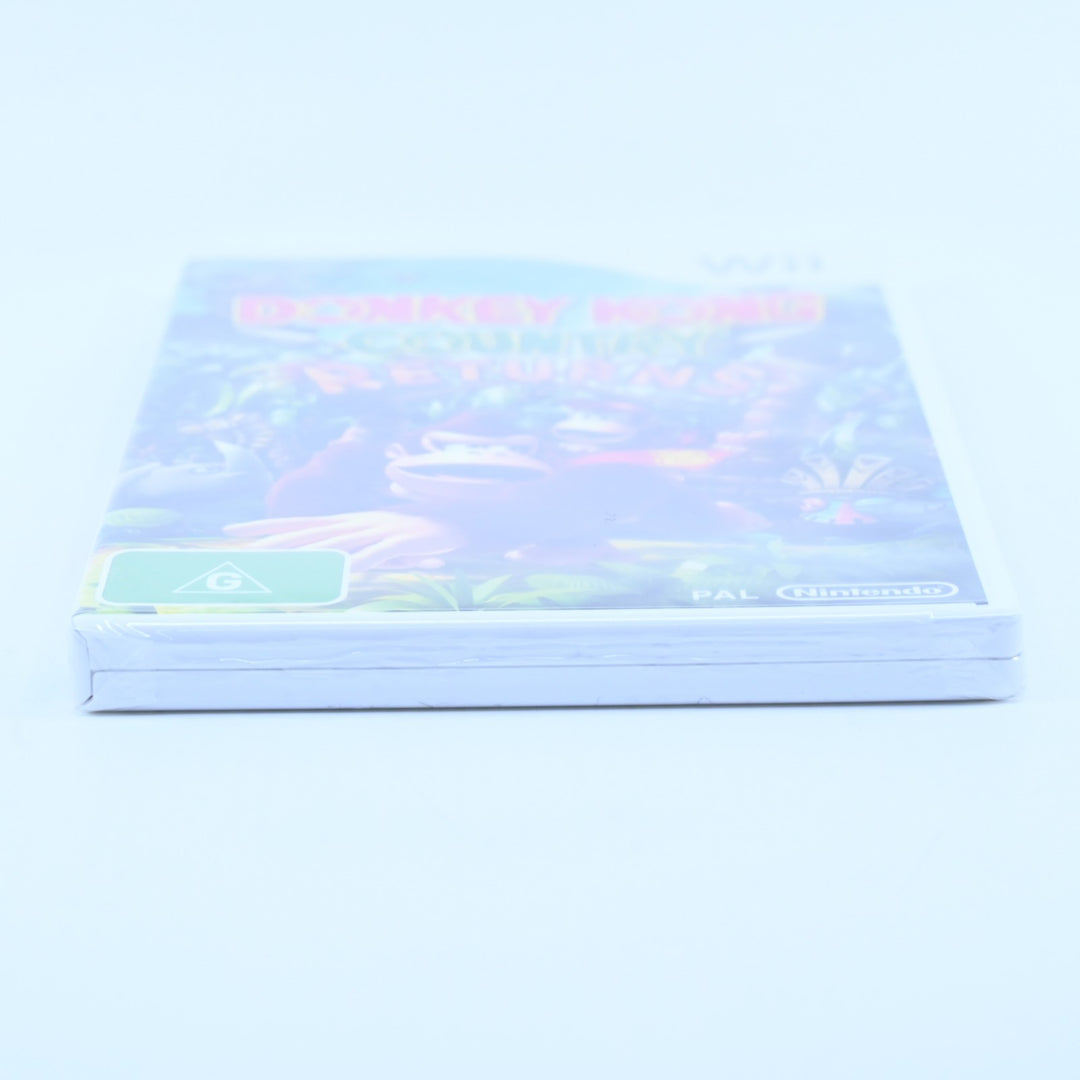 Donkey Kong Country Returns - Nintendo Wii Game + Manual - PAL - SEALED!