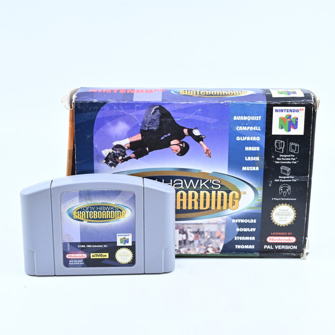 Tony Hawk's Skateboarding - N64 / Nintendo 64 Boxed Game - No Manual - PAL