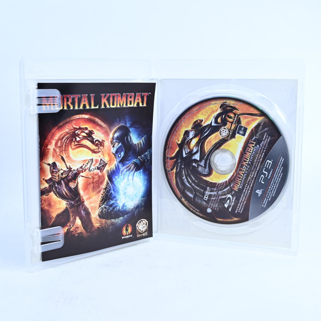 Mortal Kombat Komplete Edition - Sony Playstation 3 / PS3 Game + Manual