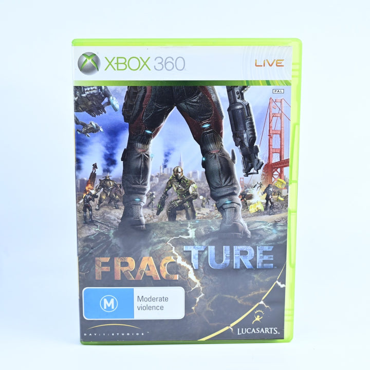 Fracture - Xbox 360 Game + Manual - PAL - MINT DISC!