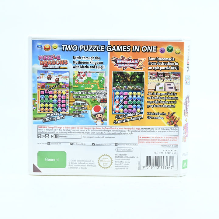 Puzzle & Dragons Z + Super Mario Bros. Edition - Nintendo 3DS Game - PAL