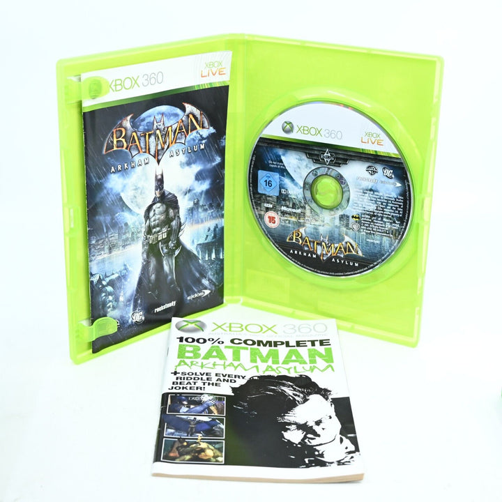 Batman Arkham Asylum - Xbox 360 Game + Manual - PAL - MINT DISC!