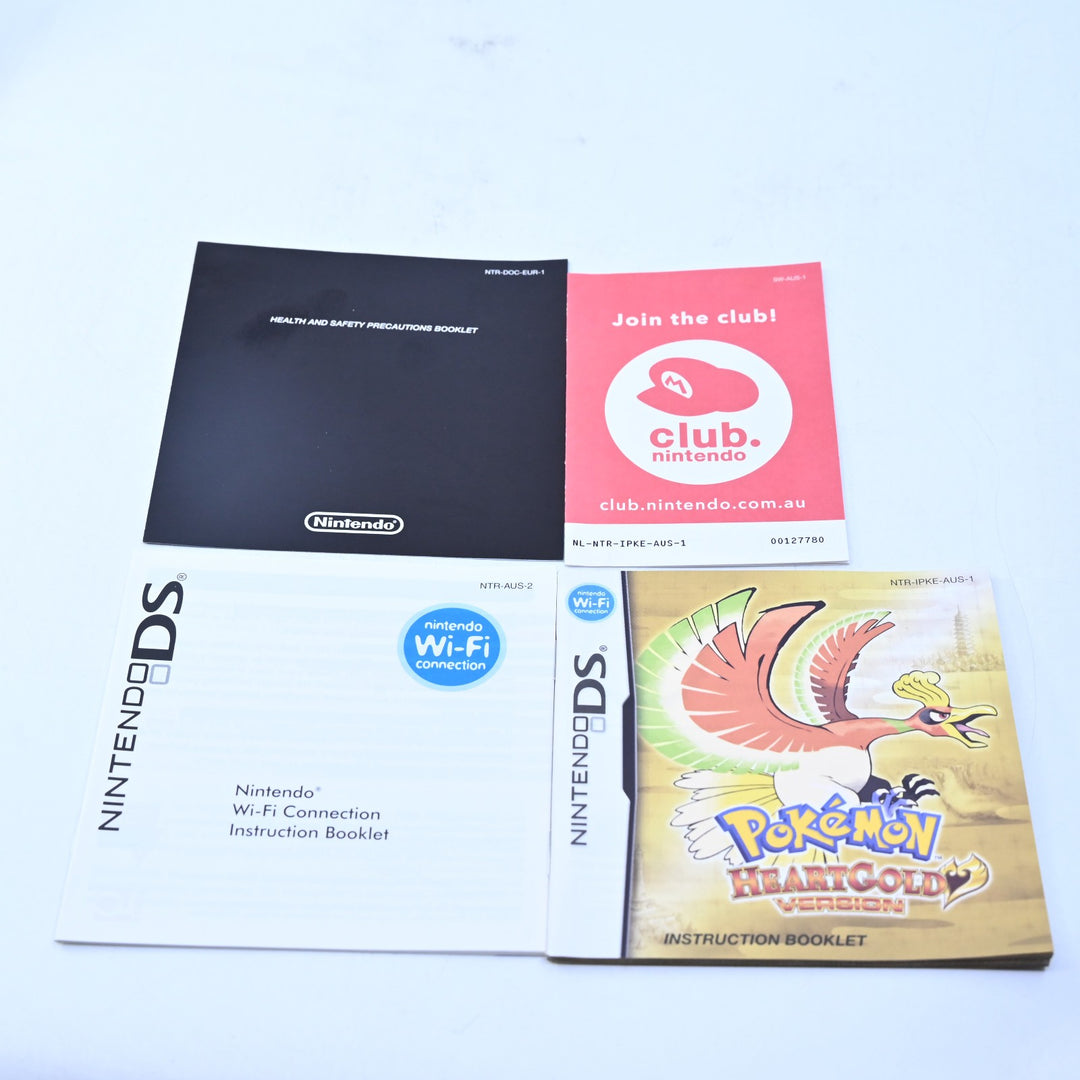 Pokemon HeartGold - Nintendo DS Game Boxed + PokeWalker + Manual Heart Gold