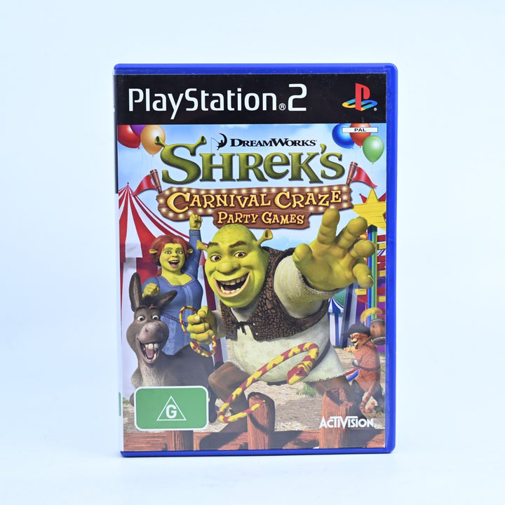 Shrek's Carnival Craze Party Games - PS2 Game + Manual - PAL