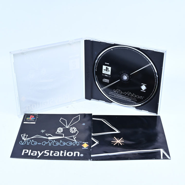 Vib Ribbon - Sony Playstation 1 / PS1 Game + Manual - PAL - MINT DISC!