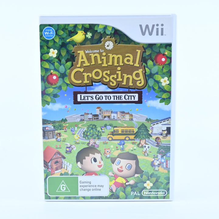 Animal Crossing: Let's Go to the City - Nintendo Wii Game + Manual - PAL