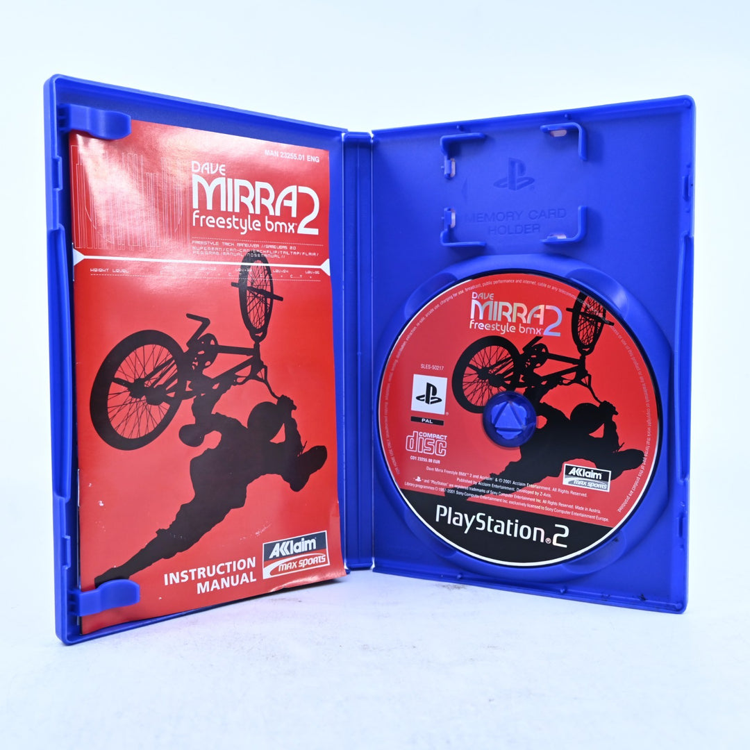 Dave Mirra's Freestyle BMX 2 - Sony Playstation 2 / PS2 Game + Manual - PAL