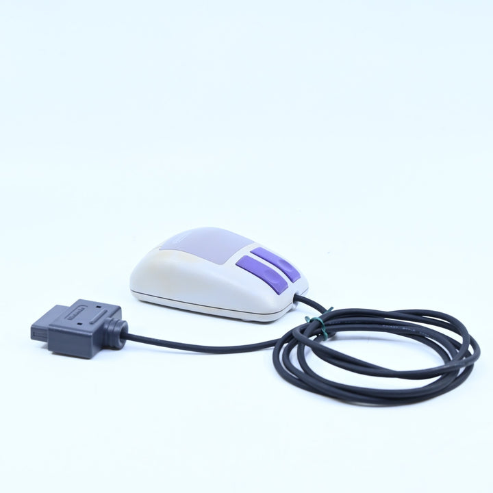 Mario Paint - Game with Mouse Pad and Mouse - Super Nintendo / SNES Accessory