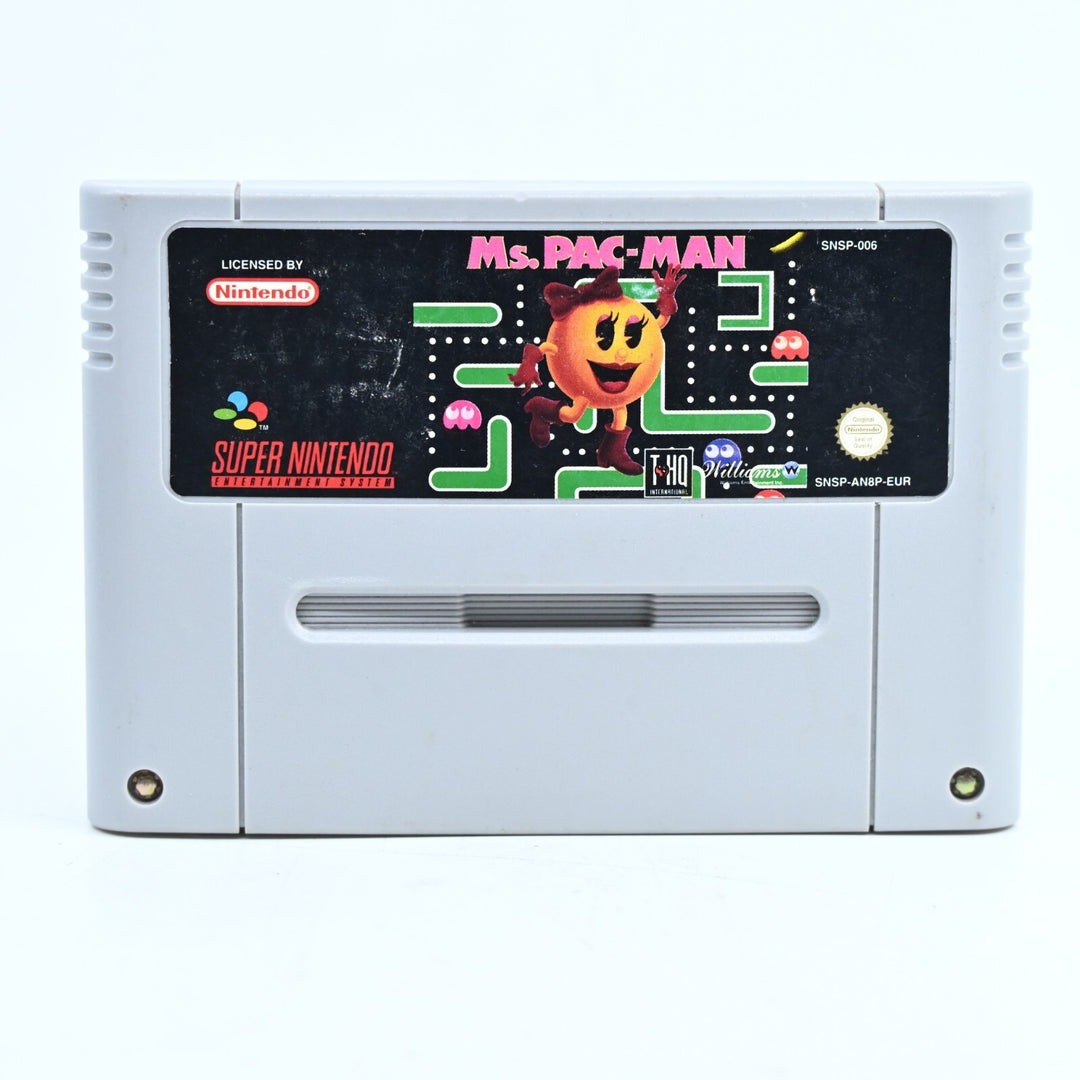 Ms. Pac-Man - Super Nintendo / SNES Boxed Game - PAL - FREE POST!