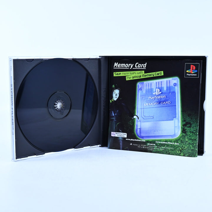 Syphon Filter 3 - Sony Playstation 1 / PS1 Game + Manual - PAL - MINT DISC!