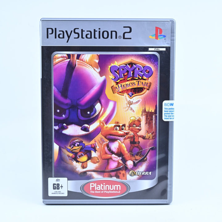 SEALED! Spyro: A Hero's Tail - Sony Playstation 2 / PS2 Game + Manual - PAL