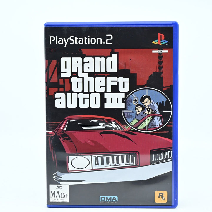 Grand Theft Auto III - Sony Playstation 2 / PS2 Game + Manual + Map