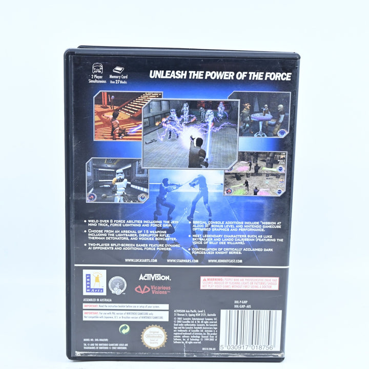 Star Wars Jedi Knight II 2: Jedi Outcast - Nintendo Gamecube Game + Manual - PAL