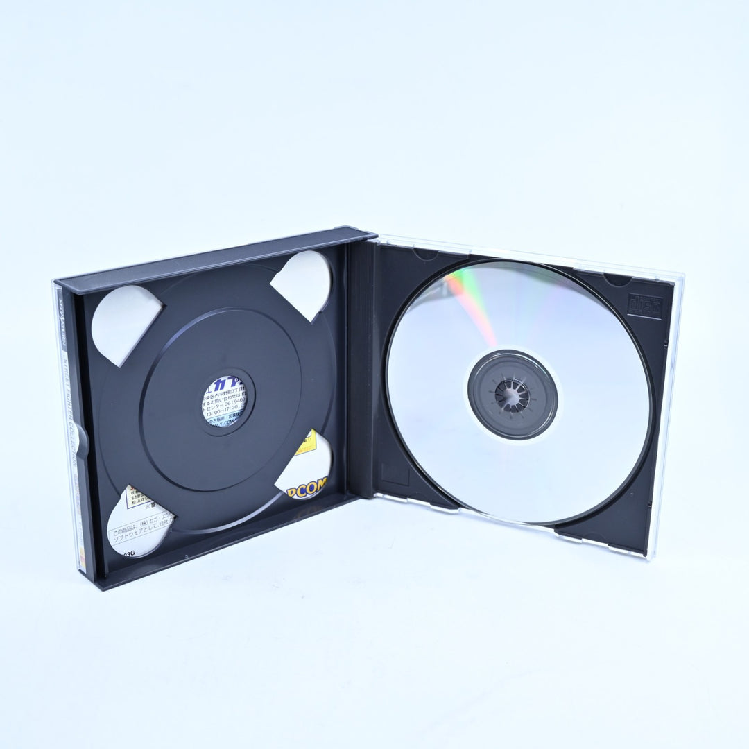 Street Fighter Collection - Sega Saturn Game + Manual - NTSC-J - MINT DISC!