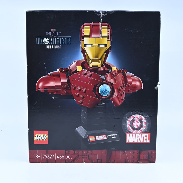 SEALED! LEGO 76327 Marvel - Infinity Saga Iron Man MK4 Bust - Toy