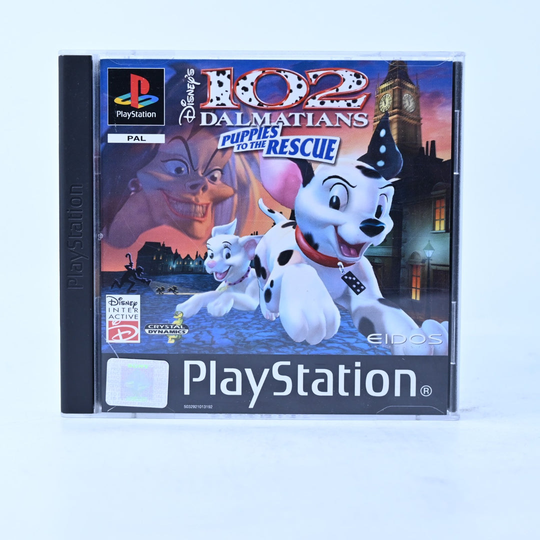 102 Dalmatians: Puppies To The Rescue - PS1 Game + Manual - PAL - MINT DISC!