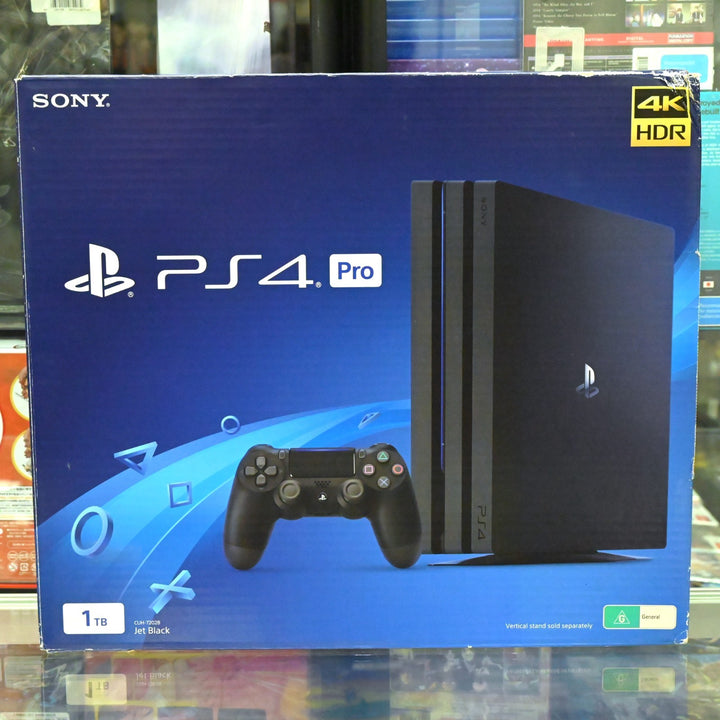 Black - Sony Playstation 4 Pro / PS4 Pro Boxed Console - 1TB - PAL