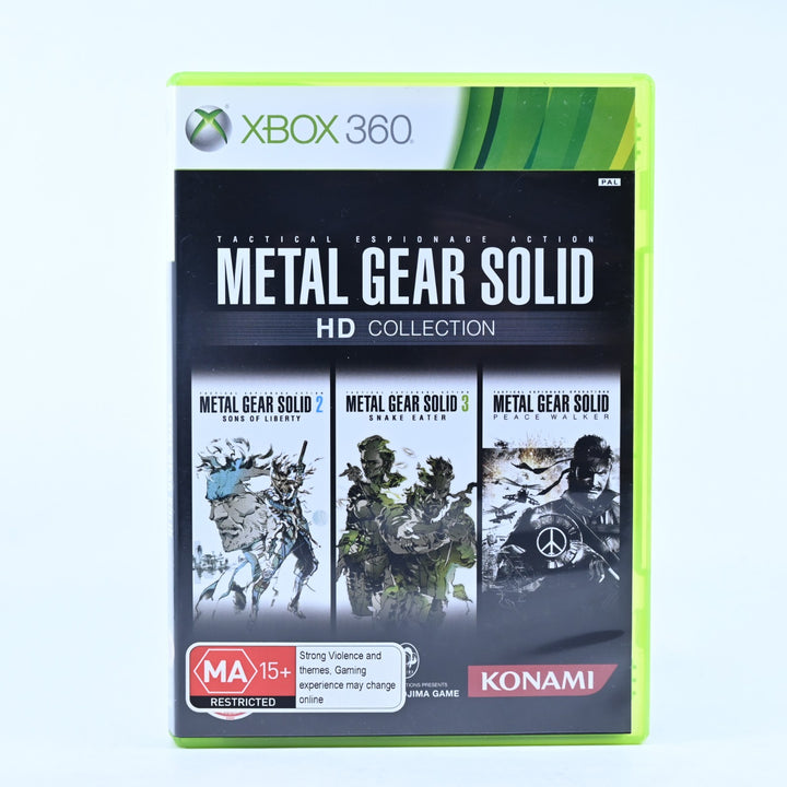 Metal Gear Solid HD Collection - Xbox 360 Game + Manual - PAL - MINT DISC!