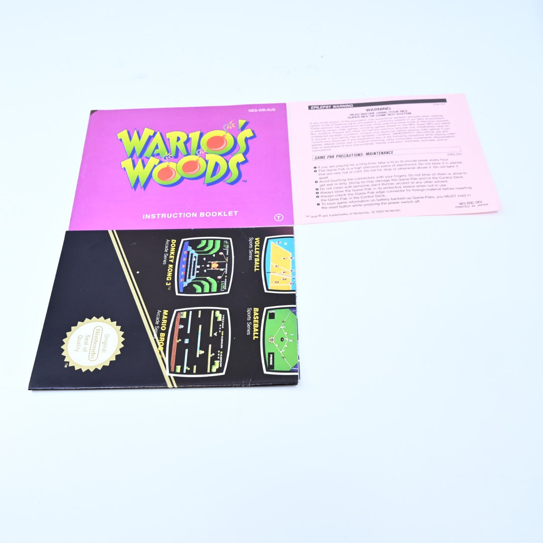 Wario's Woods - Nintendo Entertainment System / NES Boxed Game - PAL