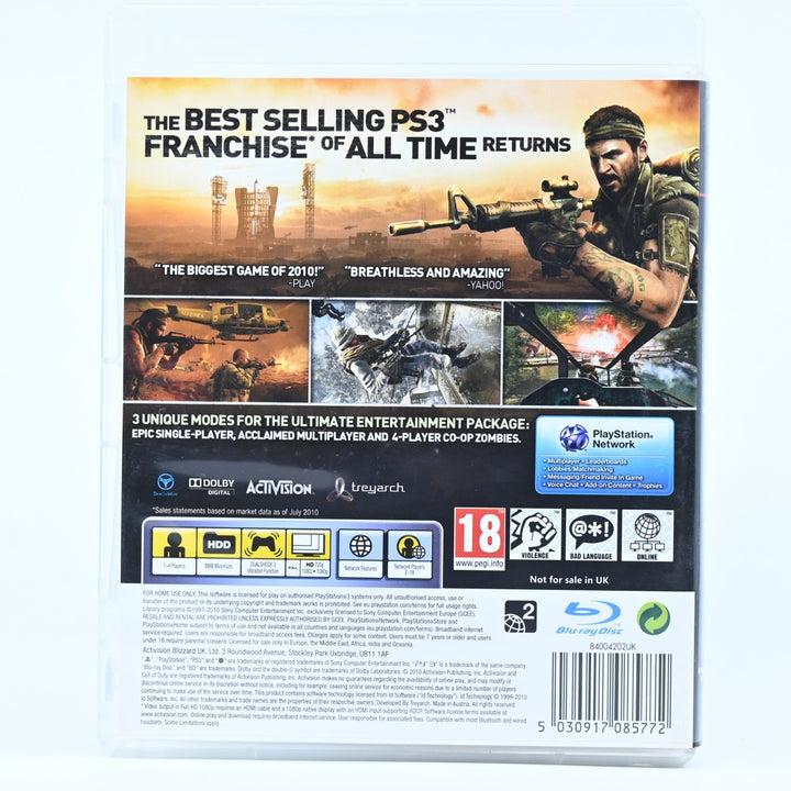 Call of Duty: Black Ops - Sony Playstation 3 / PS3 Game + Manual - FREE POST!