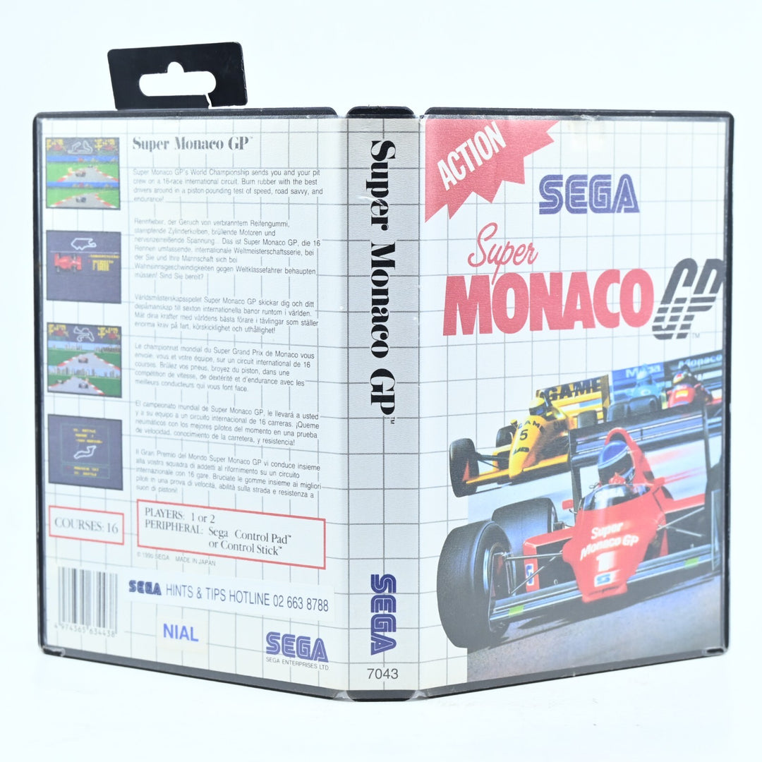 Super Monaco GP - Sega Master System Game - PAL - FREE POST!