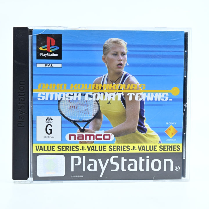 Anna Kournikova's Smash Court Tennis - Sony Playstation 1 / PS1 Game + Manual