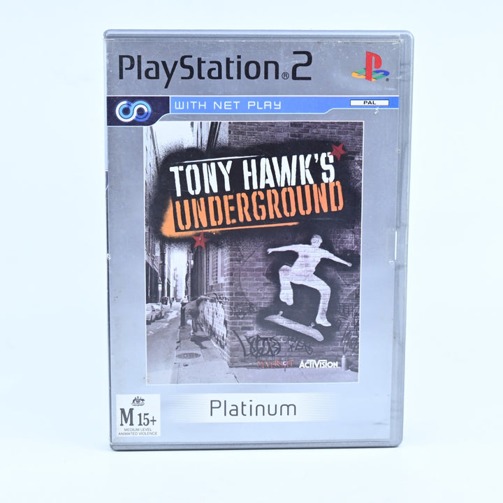 Tony Hawk's Underground - Sony Playstation 2 / PS2 Game + Manual - PAL