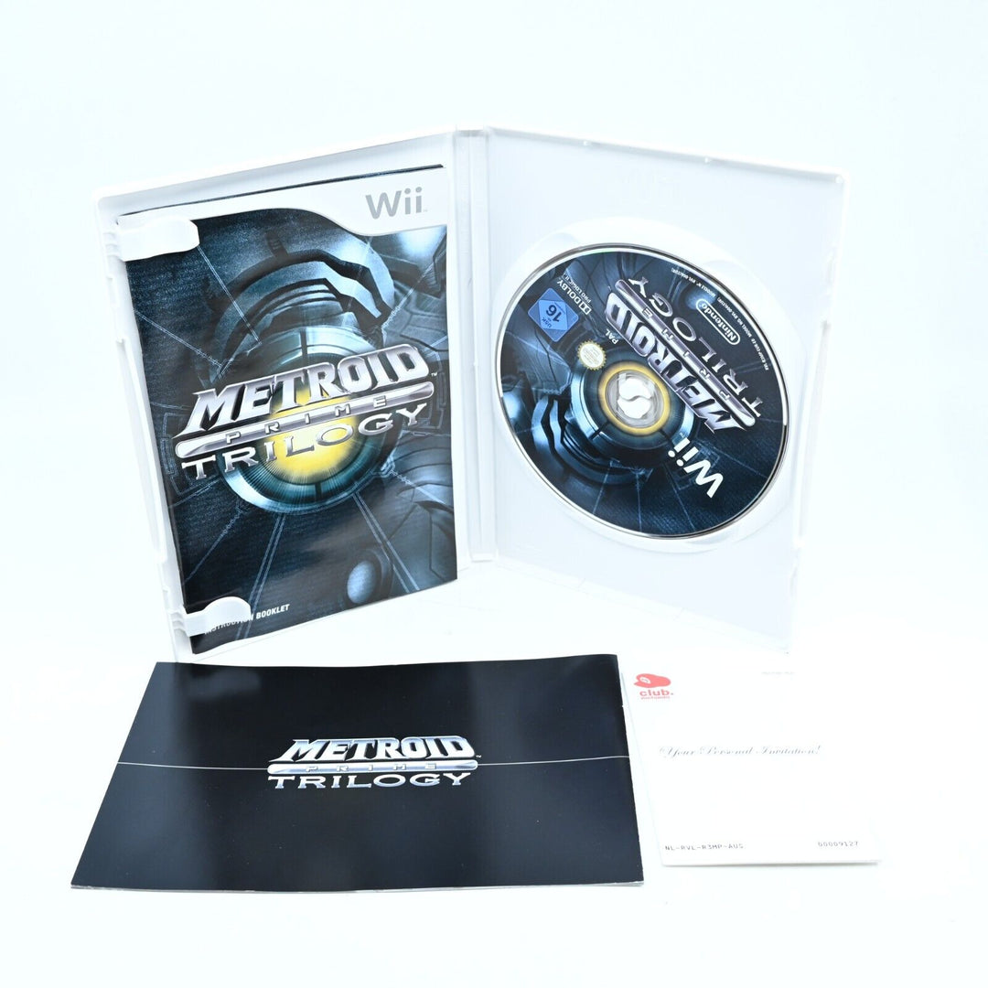 Metroid Prime Trilogy - COMPLETE - Nintendo Wii Game - PAL - MINT DISC!