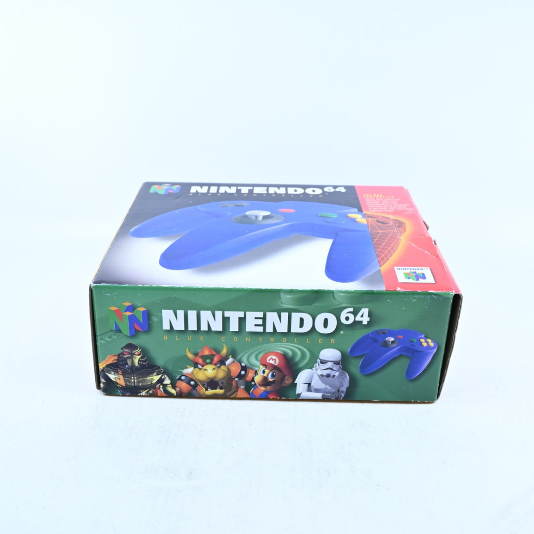 Solid Blue Boxed Controller - N64 / Nintendo 64 Accessory - PAL - FREE POST!
