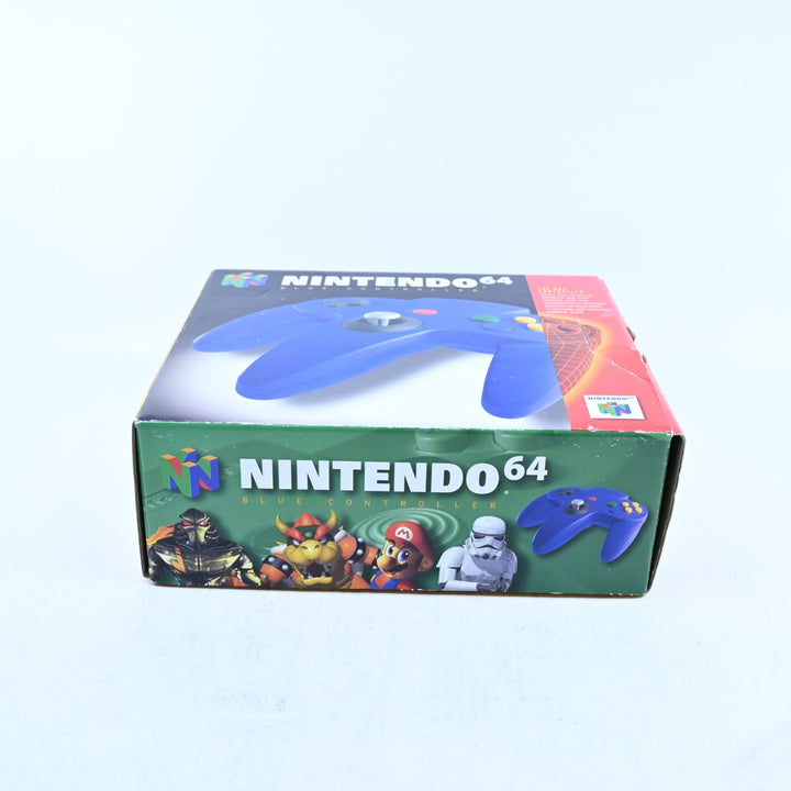 Solid Blue Boxed Controller - N64 / Nintendo 64 Accessory - PAL - FREE POST!
