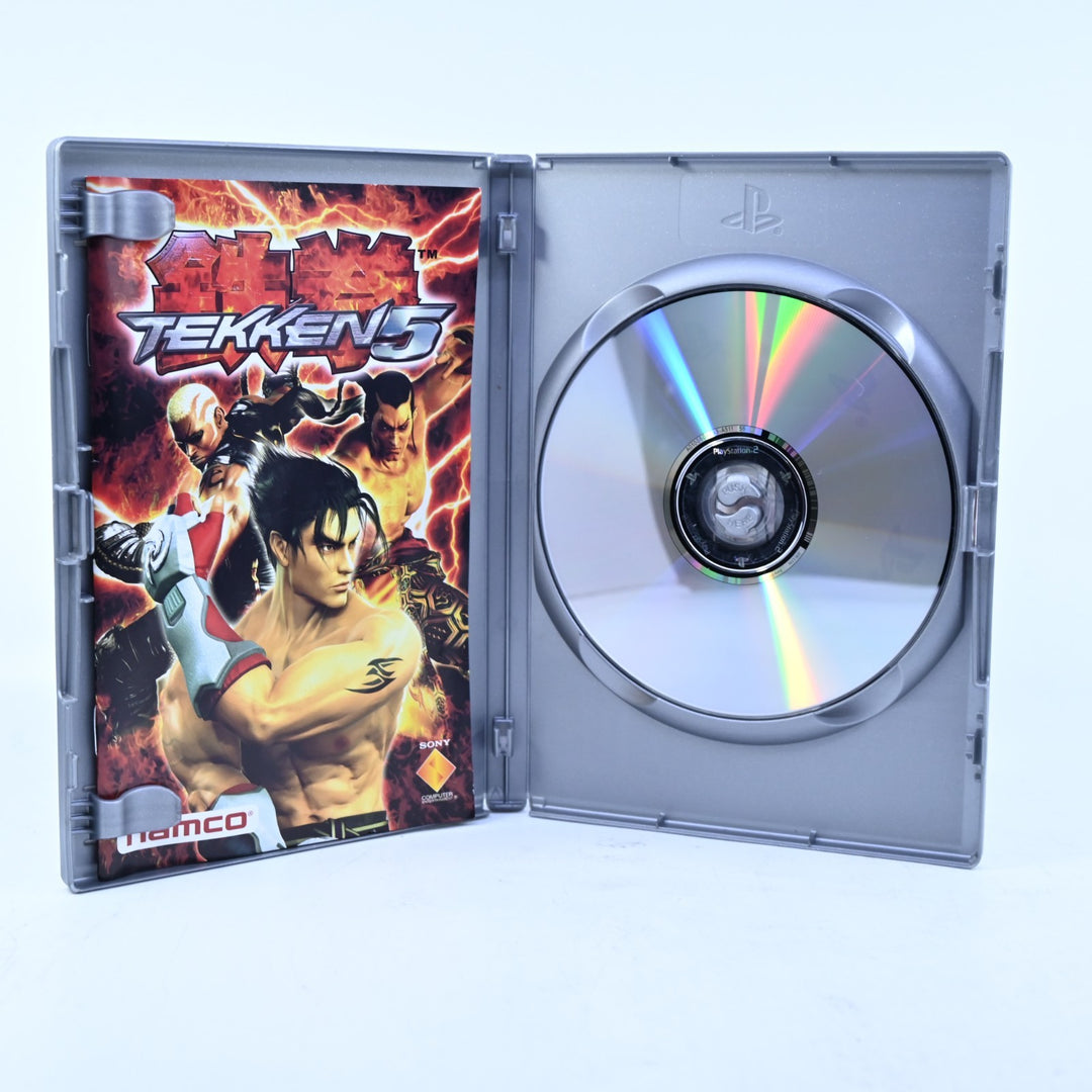 Tekken 5 - Sony Playstation 2 / PS2 Game + Manual - PAL - MINT DISC!