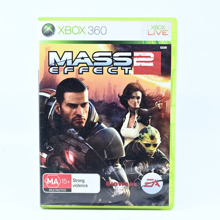 Mass Effect 2 - Xbox 360 Game + Manual - PAL - MINT DISC!