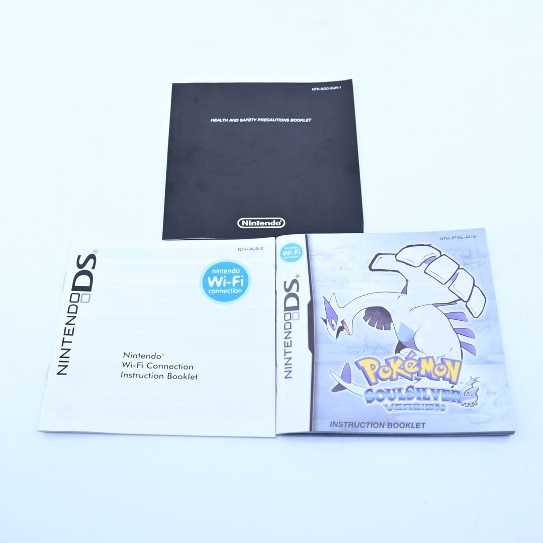 Pokemon SoulSilver - Nintendo DS Game Boxed + PokeWalker + Manual - Soul Silver