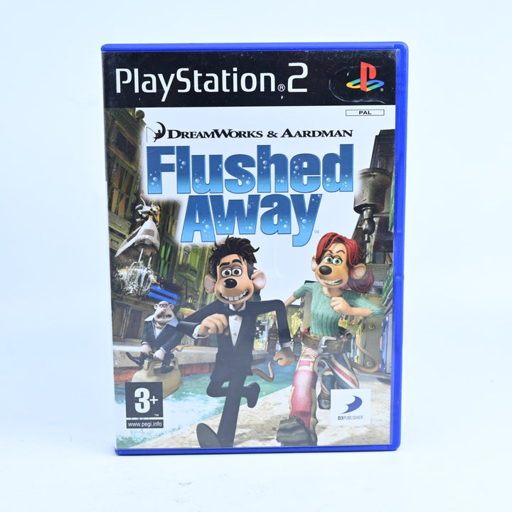 Flushed Away - Sony Playstation 2 / PS2 Game + Manual - PAL - MINT DISC!