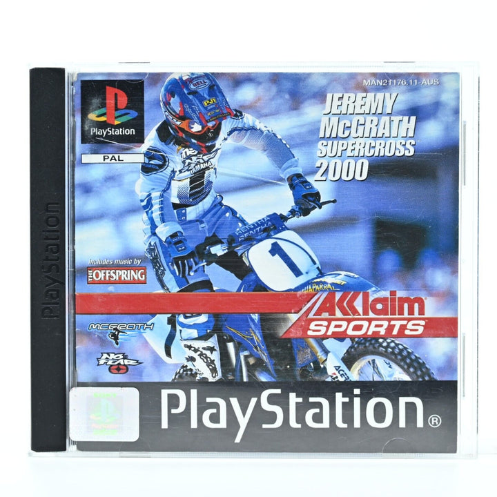 Jeremy McGrath Supercross 2000 - Sony Playstation 1 / PS1 Game - PAL