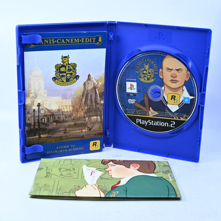Canis Canem Edit - Bully - Sony Playstation 2 / PS2 Game + Manual + Map - PAL