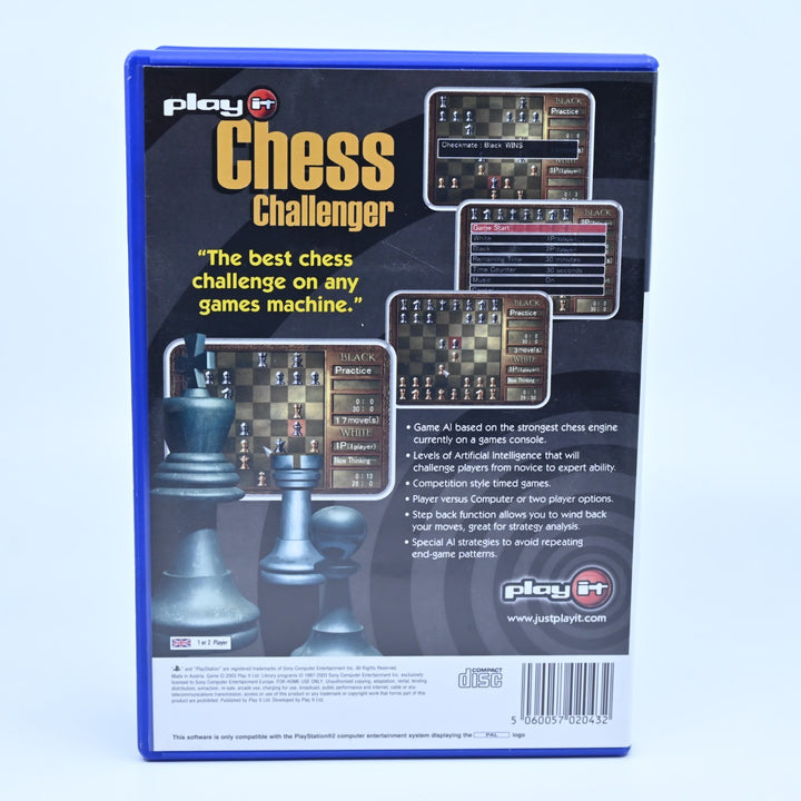 Play it Chess Challenger - Sony Playstation 2 / PS2 Game + Manual - PAL