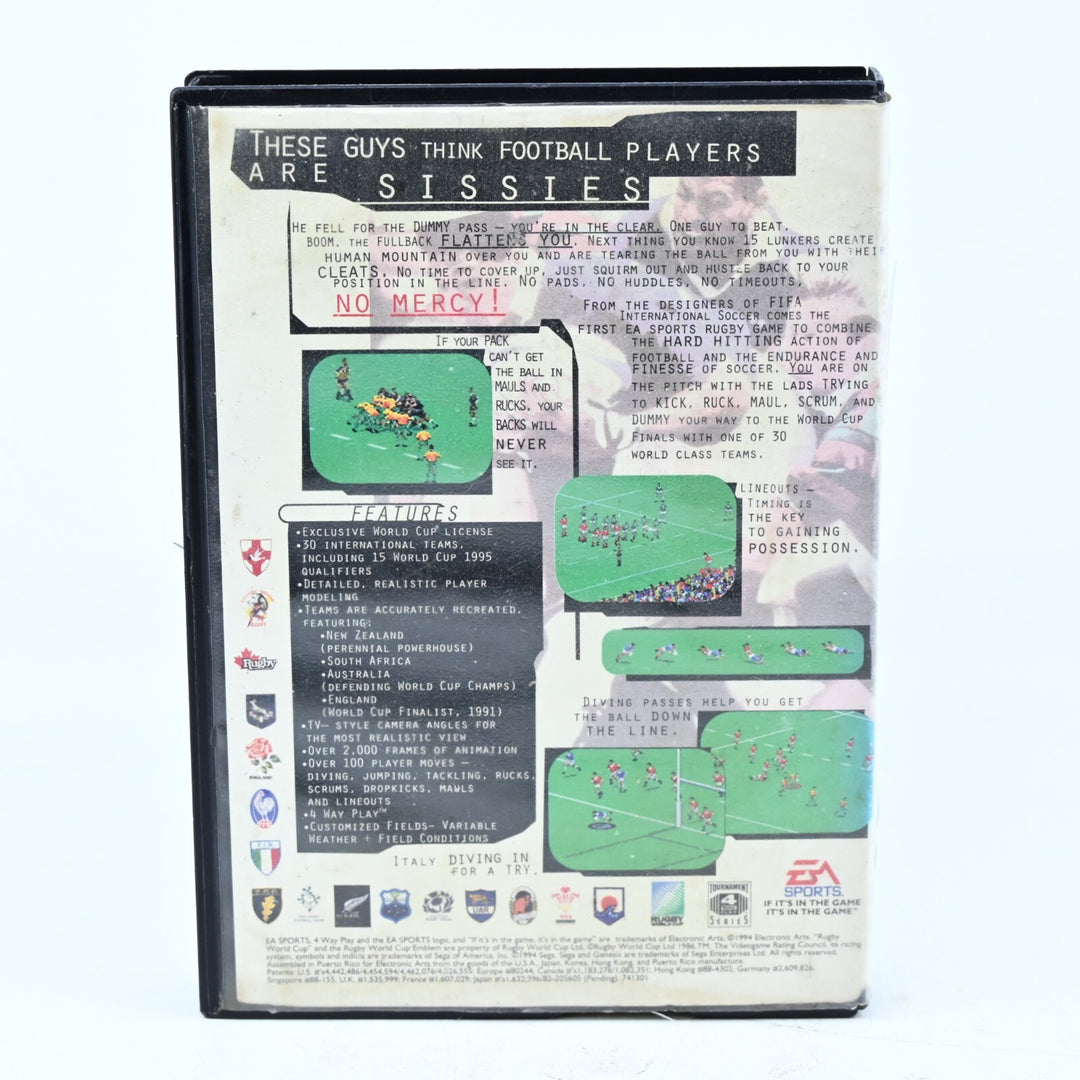 Rugby World Cup 95 - Sega Mega Drive Game - No Manual - Region Free - FREE POST!