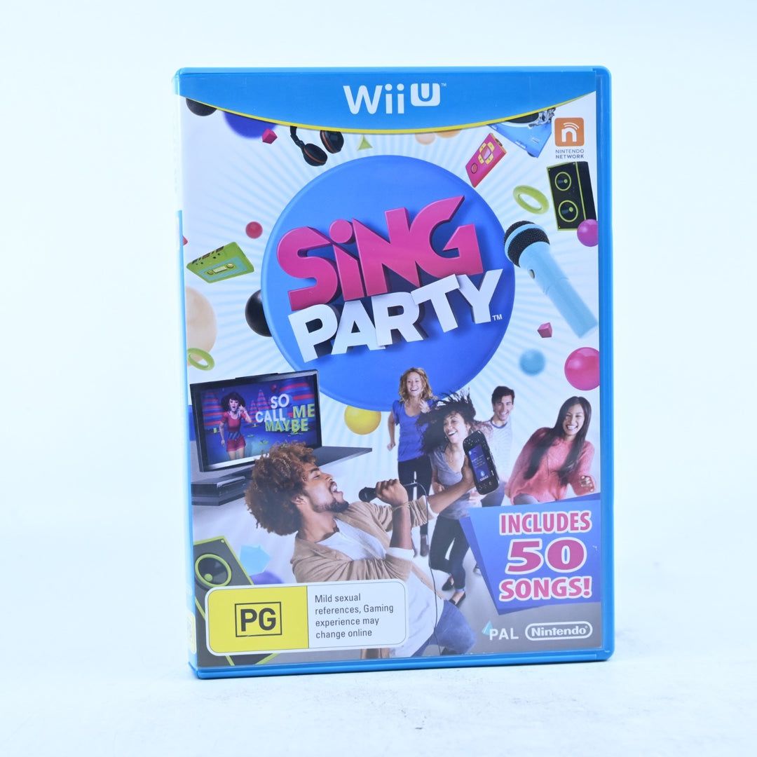 Sing Party - Nintendo Wii U Game - PAL - FREE POST!