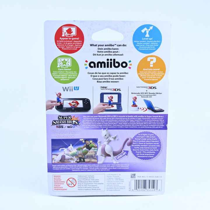 SEALED! Mewtwo Amiibo No. 51 - Super Smash Bros. Collection - Toy