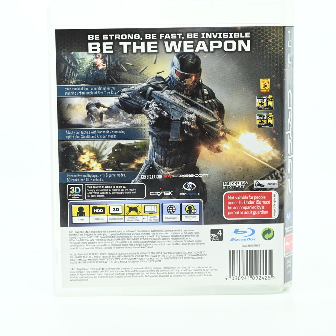 Crysis 2 - Sony Playstation 3 / PS3 Game - MINT DISC