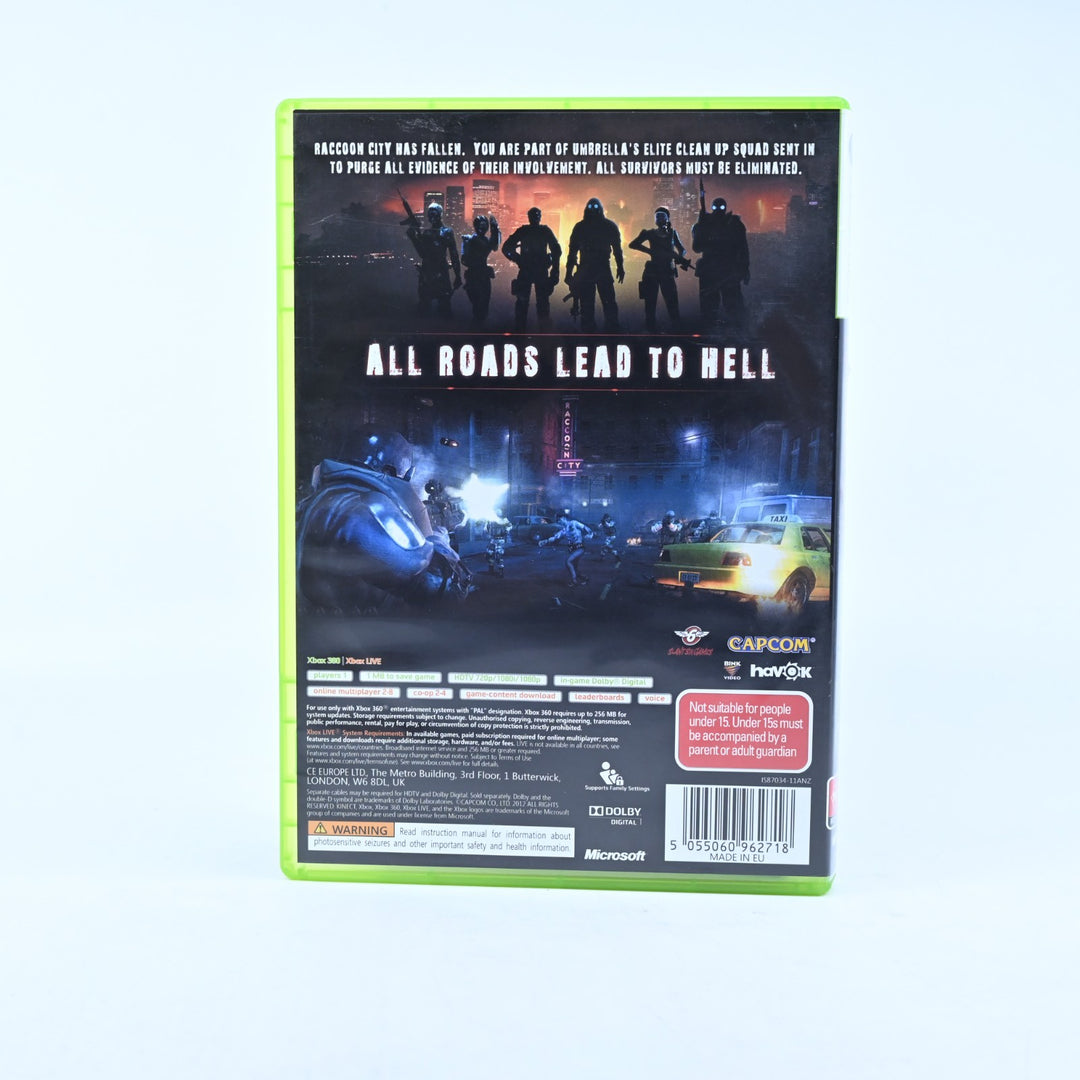 Resident Evil Operation Raccoon City - Xbox 360 Game + Manual - PAL - MINT DISC!