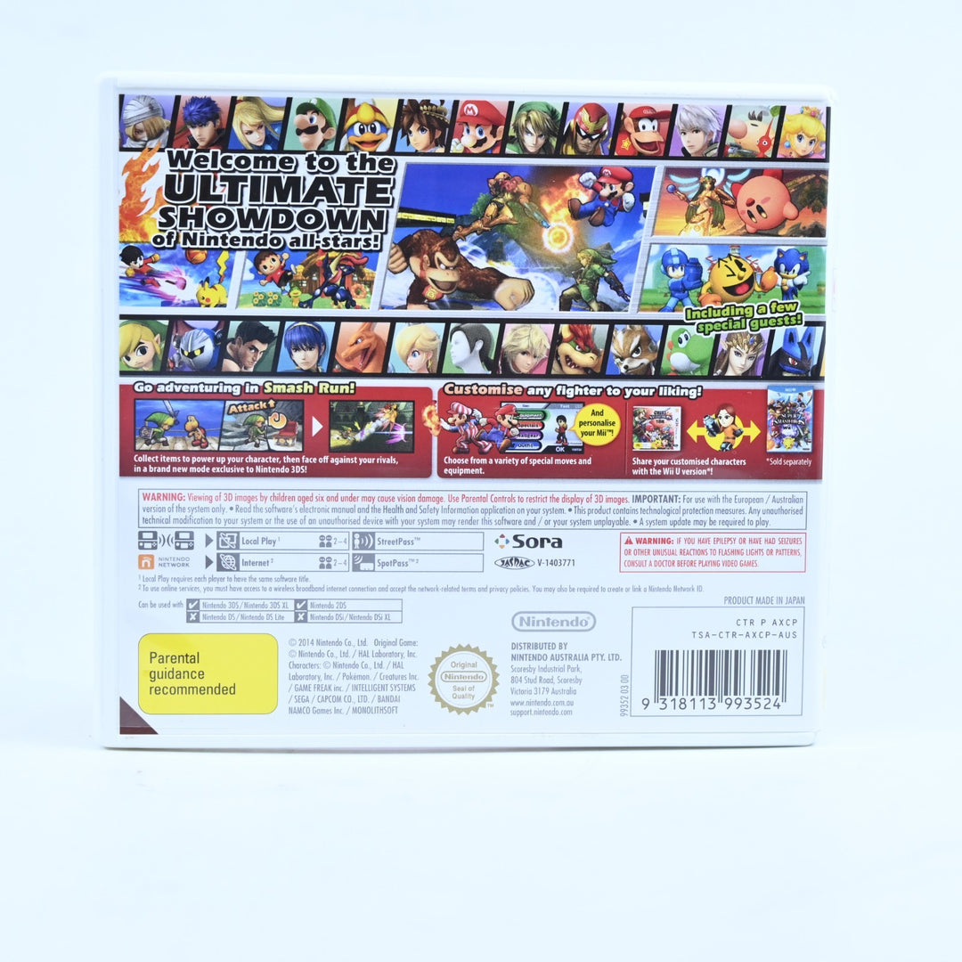 Super Smash Bros. for Nintendo 3DS - Nintendo 3DS Game - PAL - FREE POST!